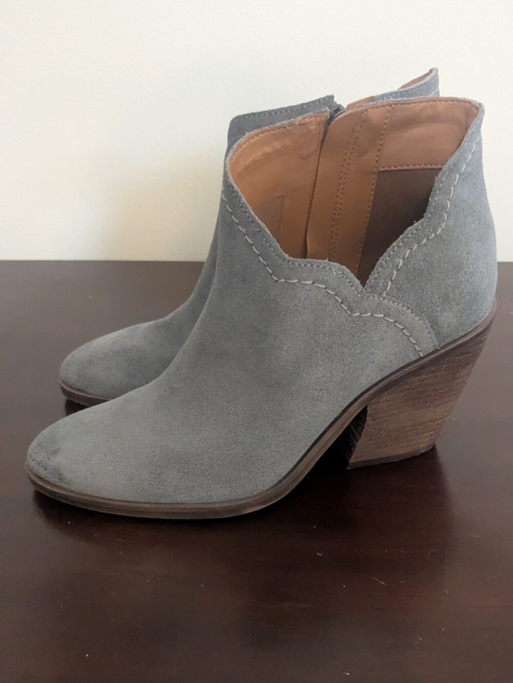 Lucky Brand Suede Booties Sz 6.5 NEW